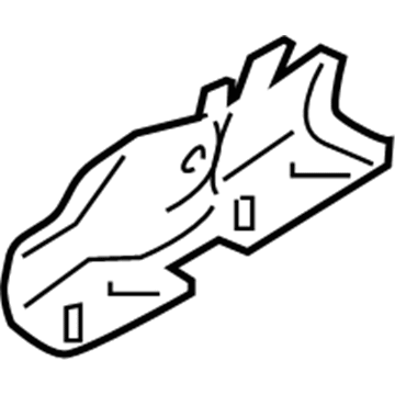 BMW 41-11-7-174-331 Support, Wheelhouse Left