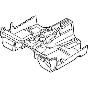 BMW 51-47-7-030-755 Floor Trim, Front