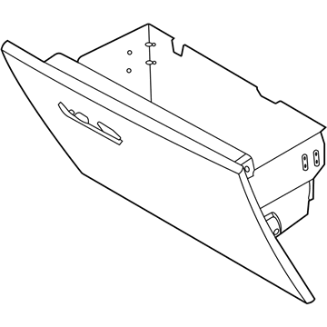 Ford LC5Z-7806024-AA DOOR ASY - GLOVE COMPARTMENT