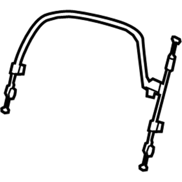 Honda 81764-SZA-A01 Cable A, Middle Seat Walk-In