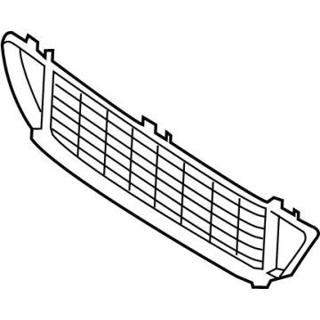 BMW 51-11-8-055-434 Grille, Bumper, Middle Front