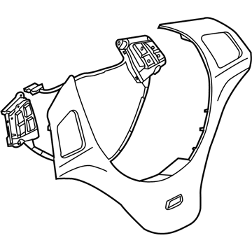 BMW 32-30-7-845-527 Cover, M Steering Wheel, Black, Multif.