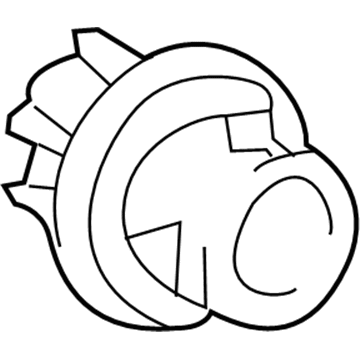Lexus 81675-60120 Socket & Wire, Back