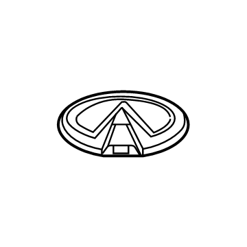 Infiniti 90890-5VG1A EMBLEM-BACK DOOR