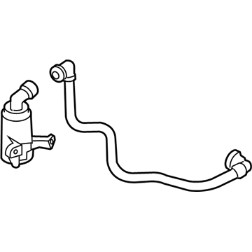 BMW 16-13-7-170-673 Vent Pipe With Dust Filter