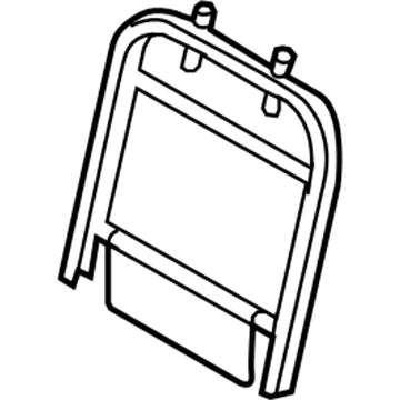 Mopar 68101321AA Frame-Rear Seat Back
