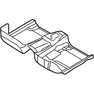 BMW 51-47-8-243-332 Floor Trim, Front