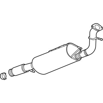 GM 84964236 Muffler & Pipe Assembly