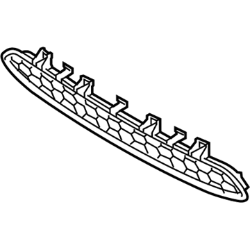 BMW 51-11-8-056-258 Grille, Middle Top, Open