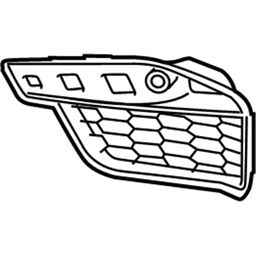 BMW 51-11-8-056-261 Grille, Side, Open, Left