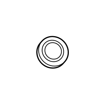Mopar 52090496AA GROMMET-Fuel Filler Lid
