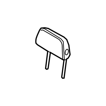 BMW 52-20-8-096-809 FOLDING HEADREST, LEATHER, O