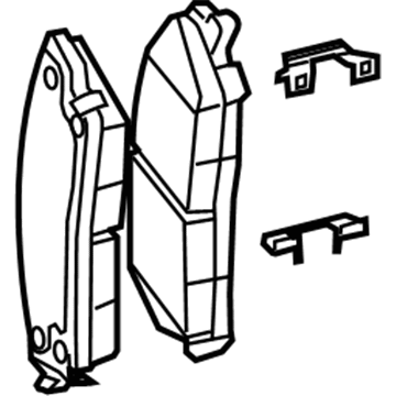 Mopar 5174311AC Front Disc Brake Pad Kit