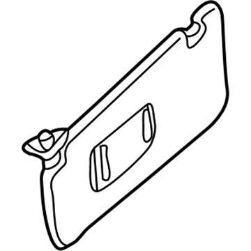 BMW 51-16-8-174-721 Left Sun Visor Make-Up Lamp