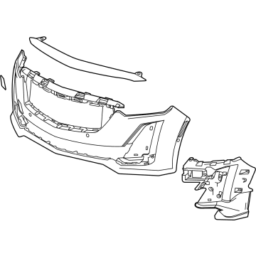 GM 84734984 Bumper Cover