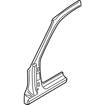 BMW 41-21-7-111-421 Column A Exterior, Left