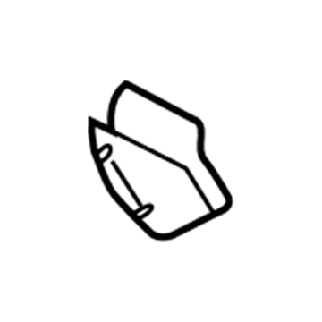 BMW 41-21-8-208-637 Moulded Part Column C, Interior