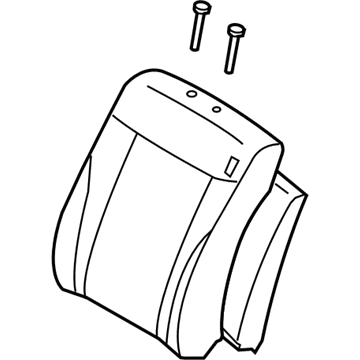 Kia 883003F300GH3 Back Assembly-Front Seat, L