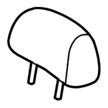 Kia 886003F100GH3 Head Rest Assembly-Front Seat