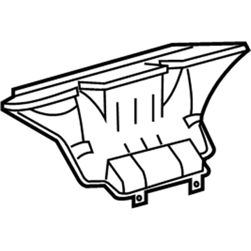 Lexus 55870-60060 Duct Assembly, Heater To RSGISTER