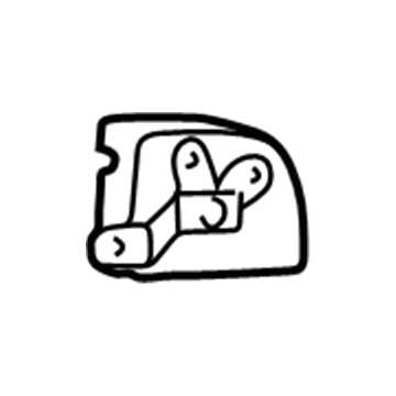 Kia 8137638000 Cover-Front Door Safety Lock