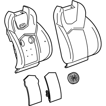 GM 20993996 Seat Back Cover