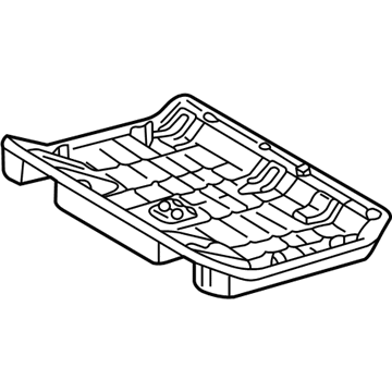 Lexus 72908-60011-A1 Cover Sub-Assy, Rear Seat Cush Under, LH