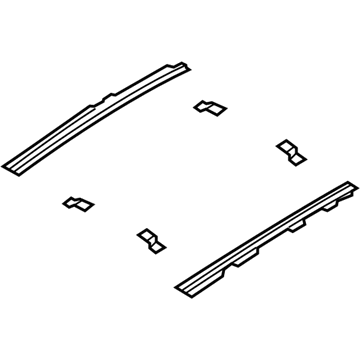 Hyundai 81650-3S000 Rail Assembly-PANORAMAROOF MECHANI