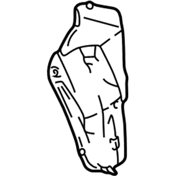 Hyundai 86822-38000 Guard-Rear Wheel, Rh