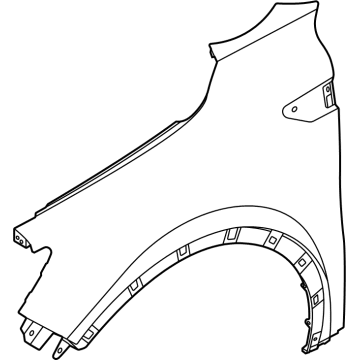 Kia 66310P2000 Panel Assembly-Fender, LH