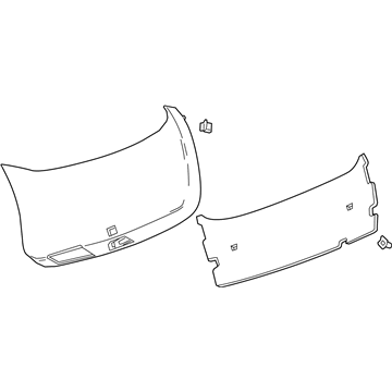 GM 84655063 Lower Gate Trim