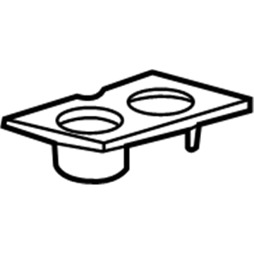 GM 12388409 Liner, Front Floor Console Cup Holder
