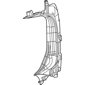 Mopar 6LF52SD4AD PANEL-D PILLAR UPPER