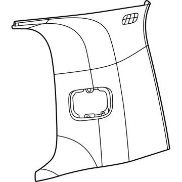 Mopar 6LF54SD4AD HEADLINER-D PILLAR