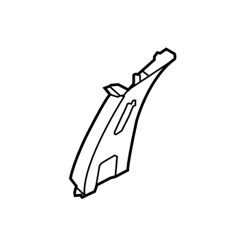 Nissan 76913-EA500 Garnish-Lock Pillar, Upper RH