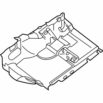 Nissan 74903-ZL40C Carpet Assy-Front Floor, LH