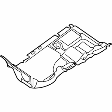 Nissan 74902-ZL40C Carpet-Floor Front