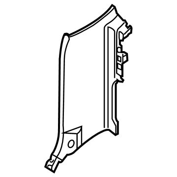 Nissan 76938-9BM0A GARNISH-Back Pillar, Lower RH