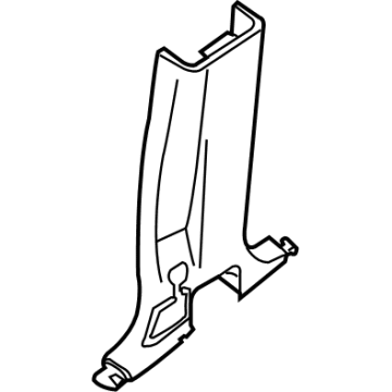 Nissan 76915-EA101 Garnish-Center Pillar, Lower RH