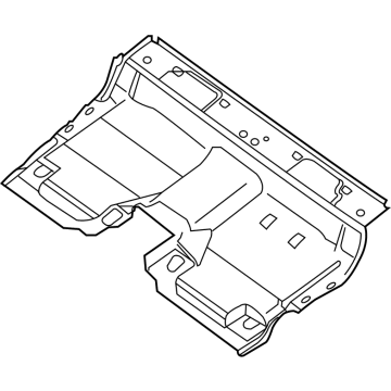 Nissan 74906-ZL60A Carpet-Floor Rear