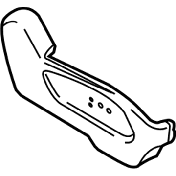 Nissan 87330-1AF0A Finisher Assy-Cushion, Front Seat RH