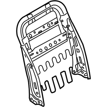 Nissan 87601-1AA0A Frame Assembly-Front Seat Back