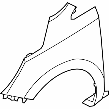 Kia 66311A9000 Panel-Fender, LH