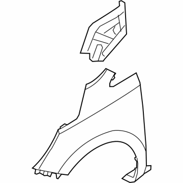 Kia 66310A9000 Panel Assembly-Fender, LH