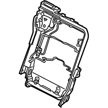 Nissan 88666-7S010 Frame Assembly-Back, 2ND Seat Center