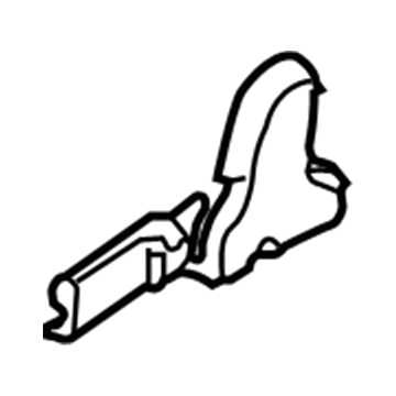 Nissan 88448-ZQ00A Cover-Hinge