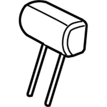 Nissan 86460-ZQ00A Headrest Assy-Rear Seat