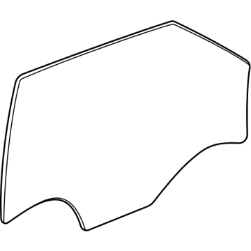 GM 42484705 Door Glass