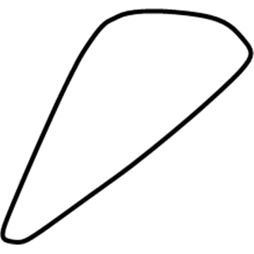 Lexus 68123-76010 Glass, Rear Door Quart