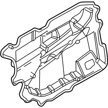 BMW 51-42-7-181-061 Carrier, Door Rear Left